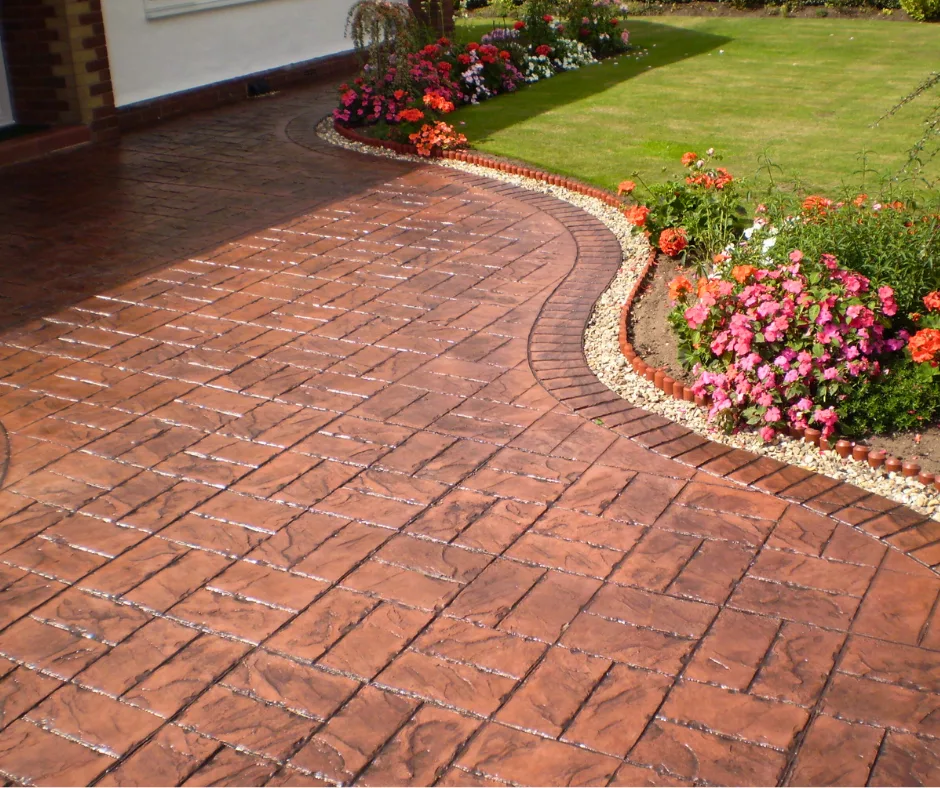 Imprint Driveway Sealer application